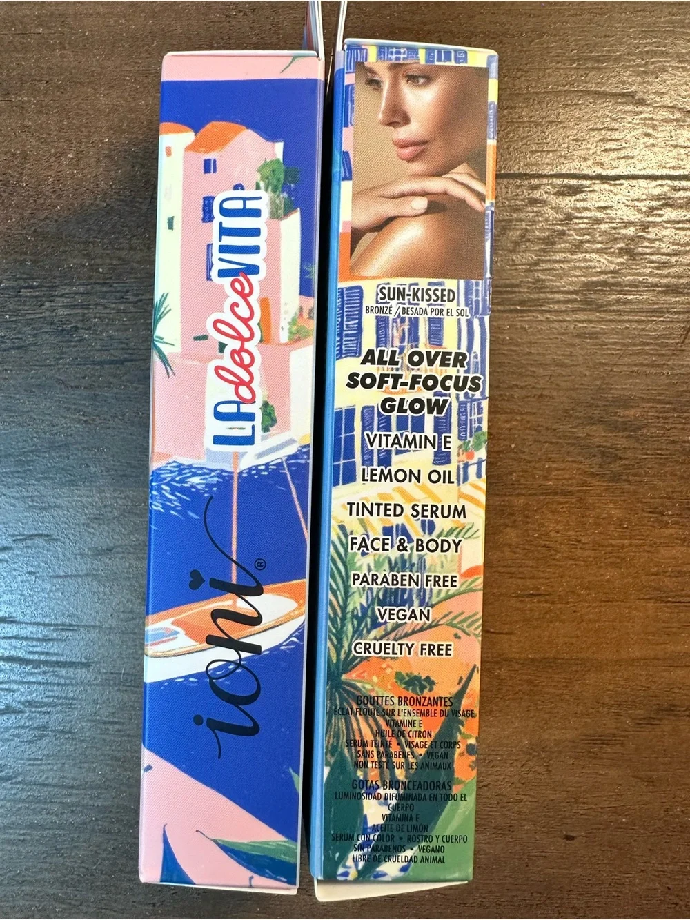 Ioni 2pc LA DOLCE VITA Bronzing Drops ~Sole Mio~ (Sun Kissed) Brightening NEW